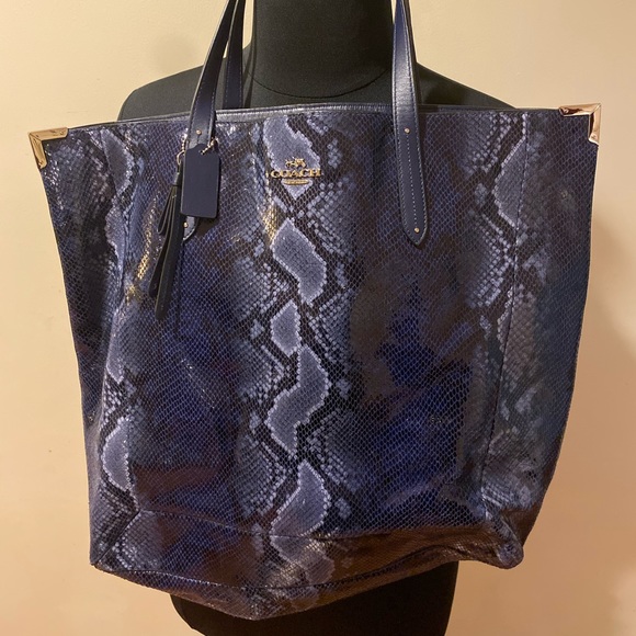 Coach Handbags - Coach Python Josie tote bag